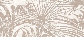 Carta da parati monocromatica con foglie di giungla