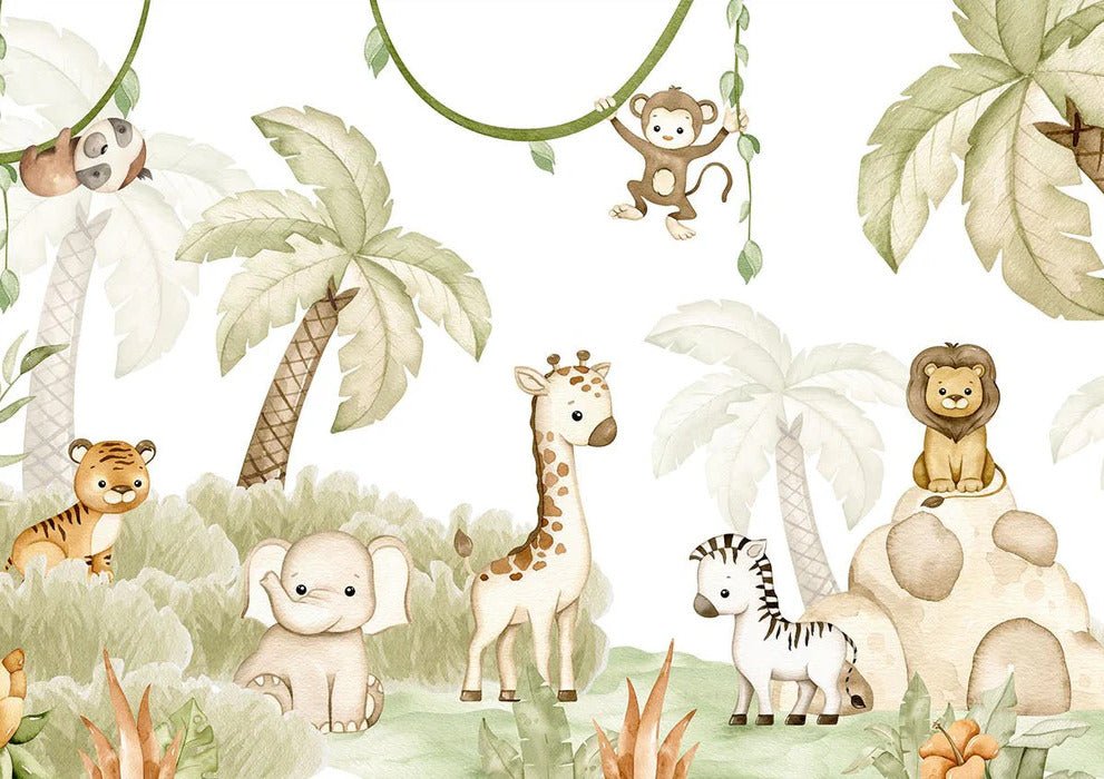 Carta da parati animale Savannah e morbidezza