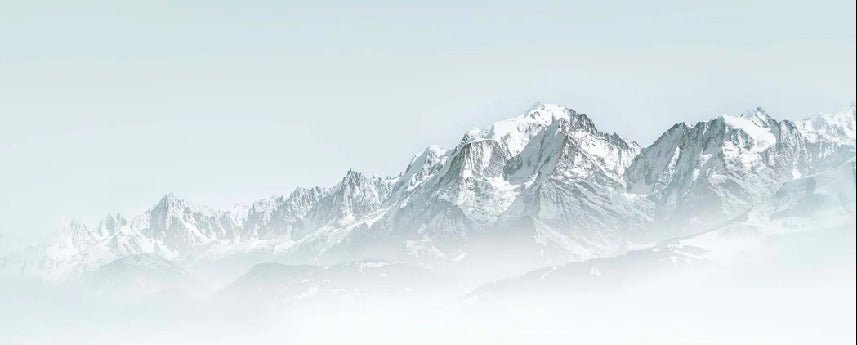 Il Monte Bianco nella nebbia