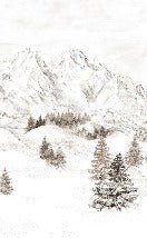 Papier peint montagne massif des Alpes, XXL, tendance