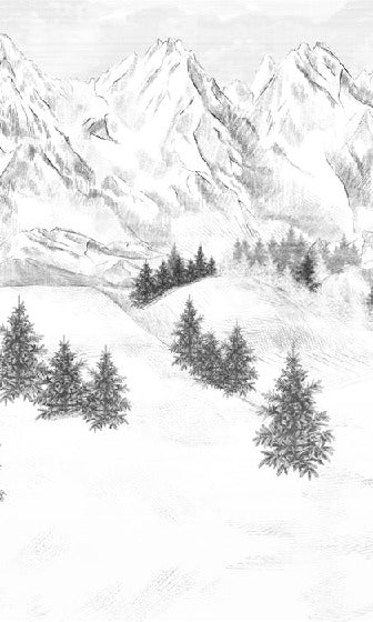 Sfondo della montagna di Chamonix