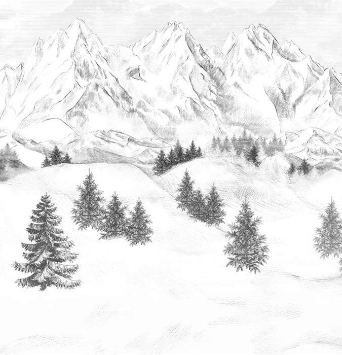 Sfondo della montagna di Chamonix