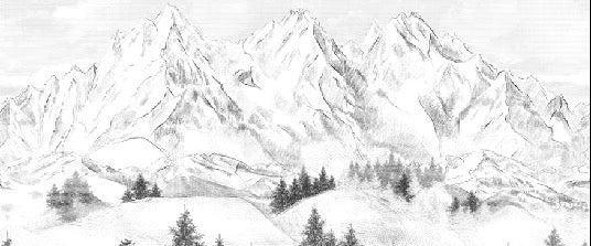 Sfondo della montagna di Chamonix