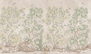 Papier peint panoramique chinoiserie garden, XXL, tendance