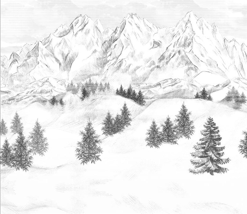 Sfondo della montagna di Chamonix