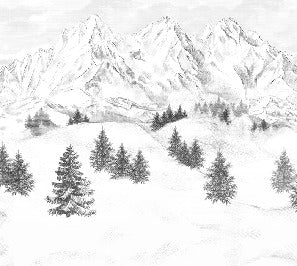 Sfondo della montagna di Chamonix