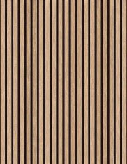 Carta da parati a strisce di legno effetto quercia