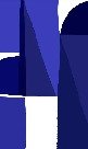 Carta da parati blu in stile Memphis
