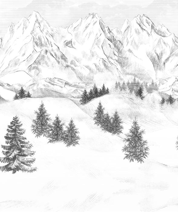 Sfondo della montagna di Chamonix