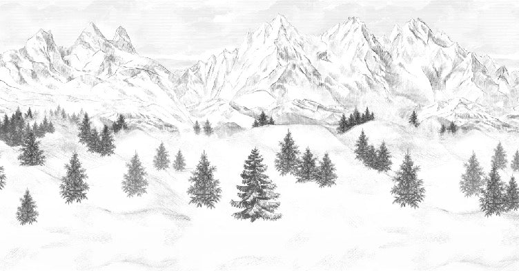 Papier peint Aiguilles d'Arves, XXL, tendance