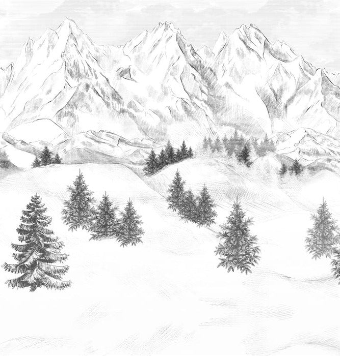 Sfondo della montagna di Chamonix