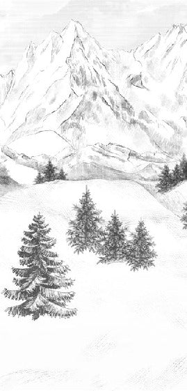 Sfondo della montagna di Chamonix
