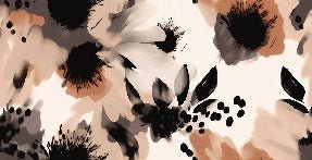 Carta da parati con fiori ipnotici