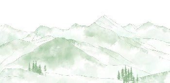 Carta da parati Aravis verde chiaro
