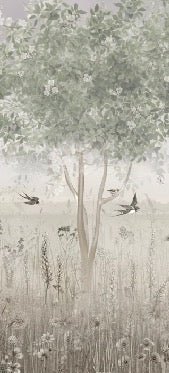 Papier peint panoramique clairière, XXL, tendance