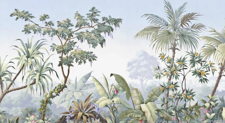 Carta da parati Nostalgic Jungle