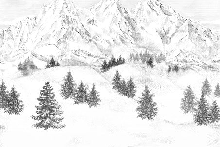Sfondo della montagna di Chamonix