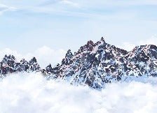 Carta da parati Mont Blanc toile des Cimes