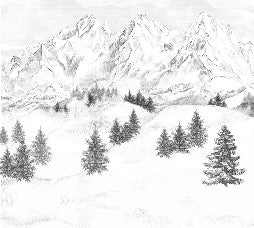 Sfondo della montagna di Chamonix