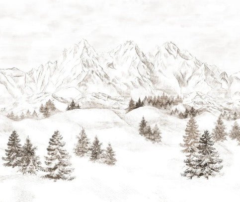 Alpi montagna carta da parati