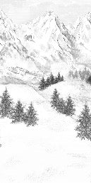 Sfondo della montagna di Chamonix