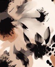 Carta da parati con fiori ipnotici