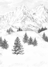Sfondo della montagna di Chamonix