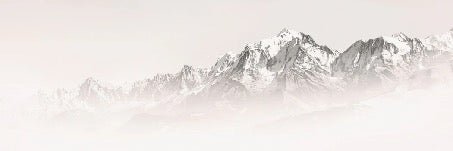 Carta da parati del Monte Bianco, mattina nebbiosa