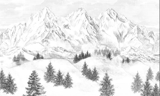 Sfondo della montagna di Chamonix
