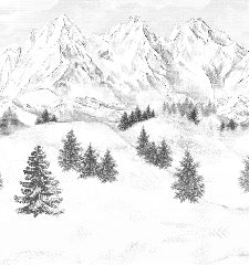 Sfondo della montagna di Chamonix