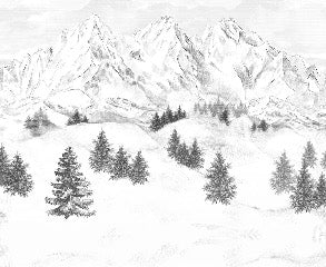 Sfondo della montagna di Chamonix