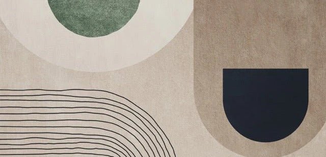 Carta da parati con arco geometrico