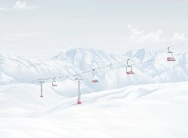 Papier peint massif des grandes Rousses, XXL, tendance