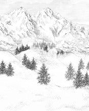 Sfondo della montagna di Chamonix