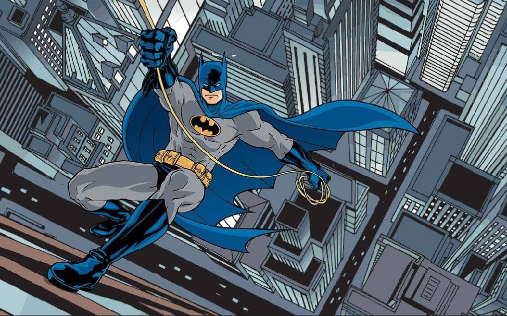 Carta da parati panoramica eroe batman BD torre di arrampicata città