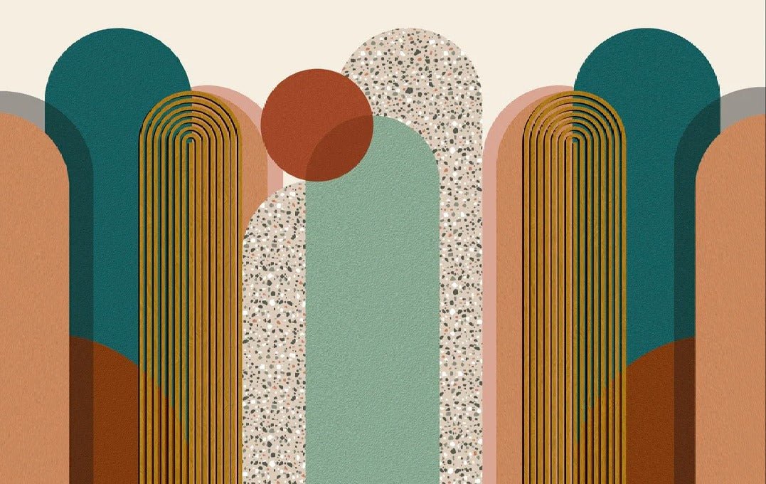 Carta da parati Art pop decorativa grafica di tendenza