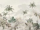 Carta da parati panoramica della giungla Green Eden