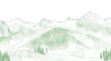 Carta da parati Aravis verde chiaro