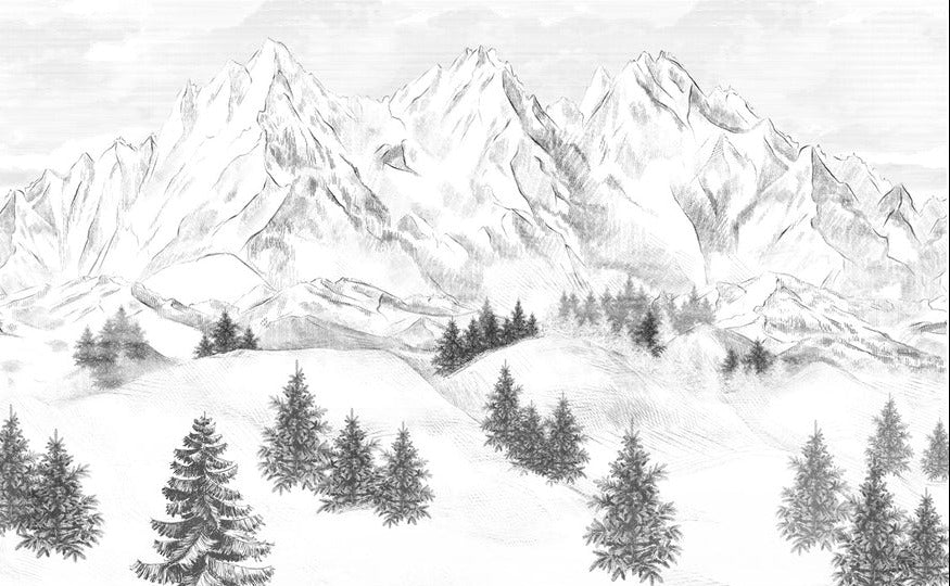 Sfondo della montagna di Chamonix