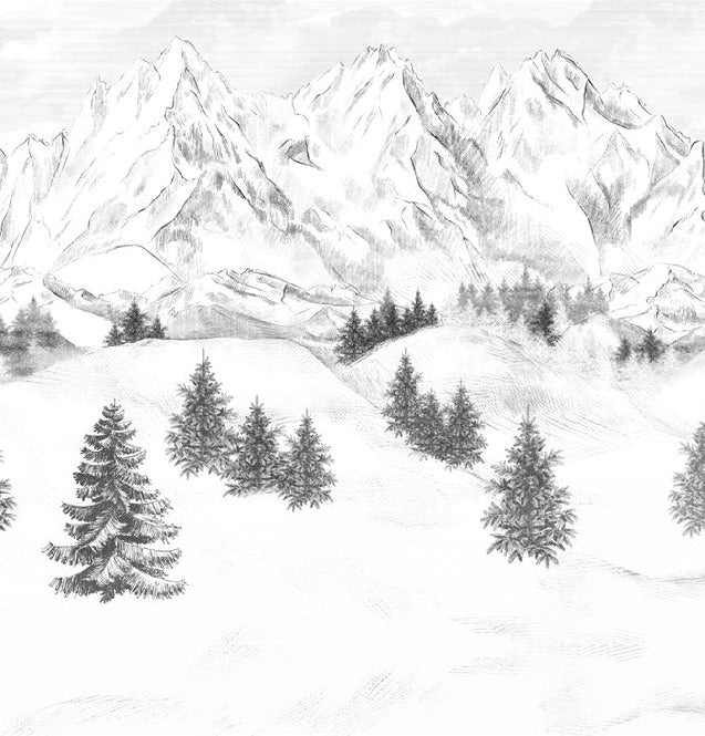 Sfondo della montagna di Chamonix