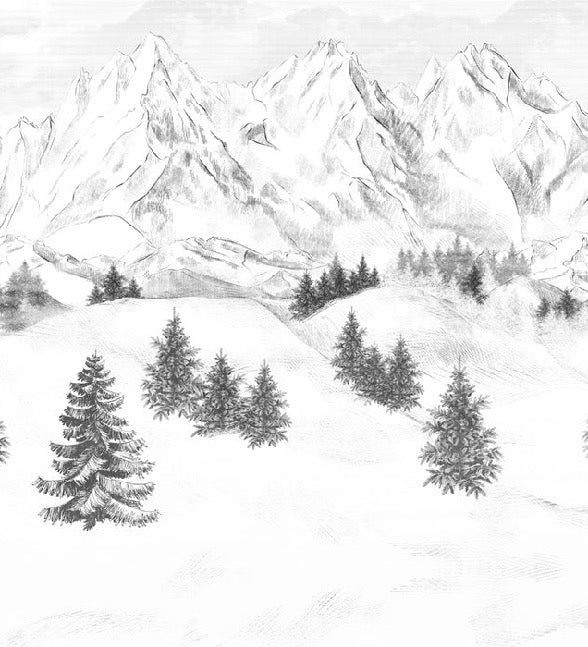 Sfondo della montagna di Chamonix