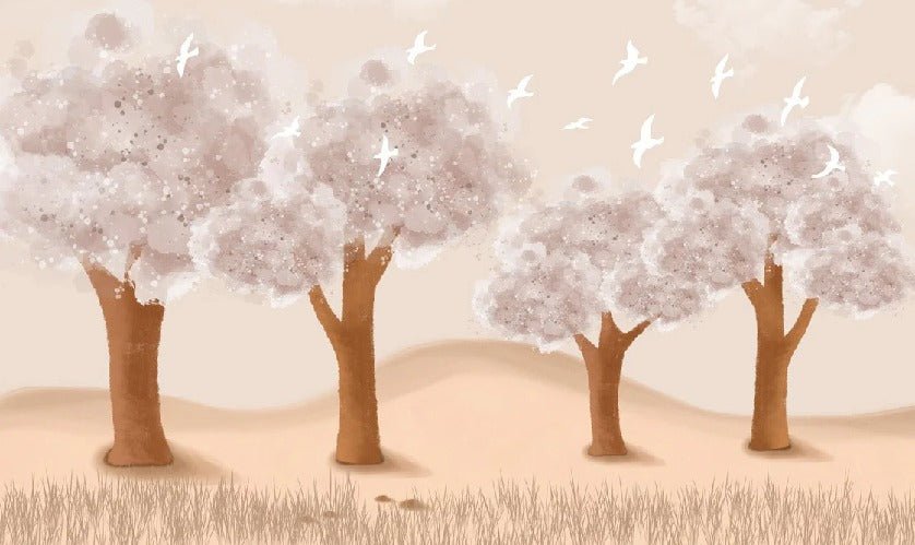 Papier peint enfant tendre savane, XXL, tendance