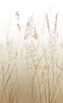 Carta da parati con fiori di campo di grano