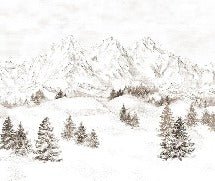 Alpi montagna carta da parati