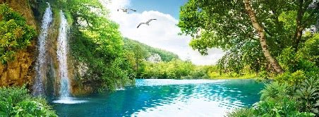 Carta da parati relax Cascade