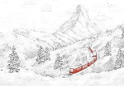 Carta da parati panoramica Matterhorn