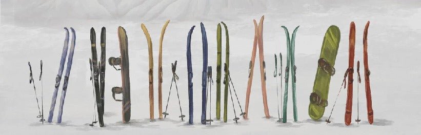 Papier peint ski à Courchevel, XXL, tendance