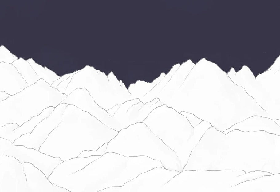 Papier peint panoramique massif des Écrins, XXL, tendance