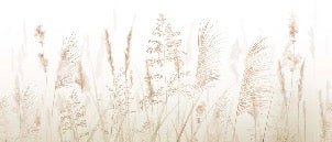 Carta da parati con fiori di campo di grano