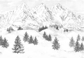 Sfondo della montagna di Chamonix